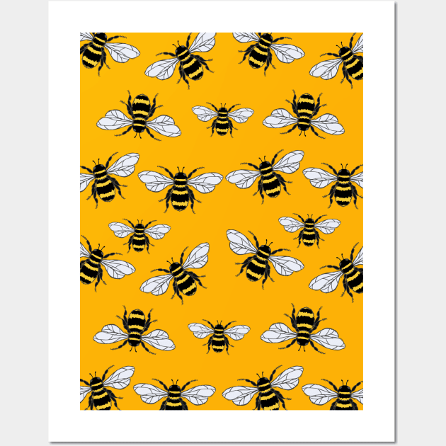 Bee Social by Yuuki G Wall Art by Yuuki G.